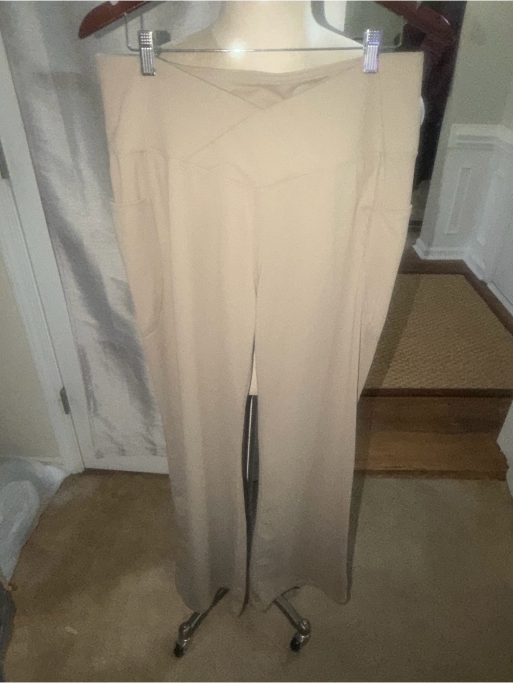 Women's BALEAF 2XL Wide-Leg ACTIVE Pull-On Pants - Beige(126)